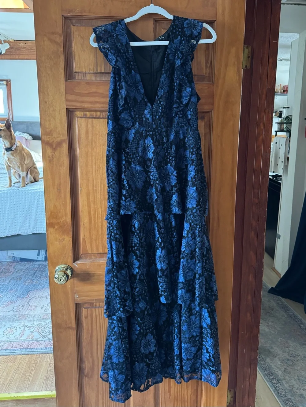 Lulu’s Molinetto lace dress